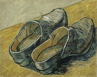 Para skórzanych chodaków autorstwa Vincent van Gogh