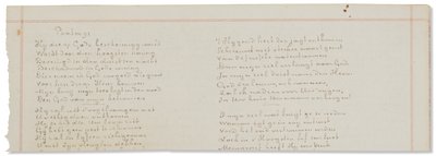 Rękopis autografu, transkrypcje tekstów biblijnych w języku niderlandzkim autorstwa Vincent van Gogh