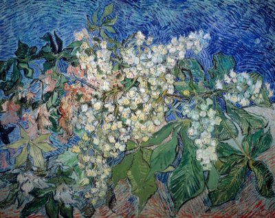 Kwitnące gałęzie kasztanowca autorstwa Vincent van Gogh