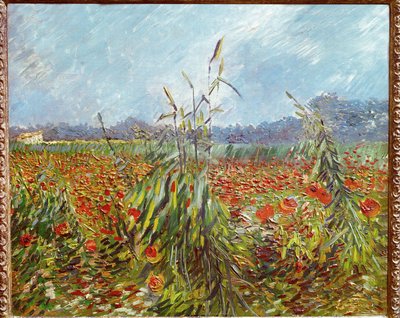 Pola kukurydzy i maki (olej na płótnie) autorstwa Vincent van Gogh