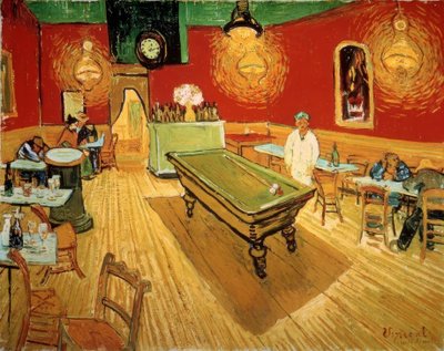 Nocna kawiarnia na Place Lamartine w Arles autorstwa Vincent van Gogh