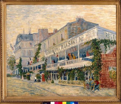 Das Restaurant de la Sirène w Asnières autorstwa Vincent van Gogh