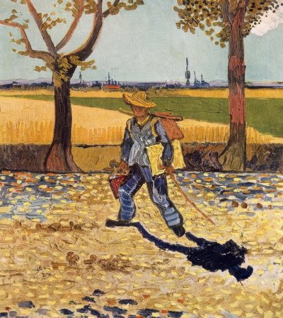 Malarz w drodze do pracy autorstwa Vincent van Gogh