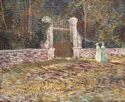 Wejście do parku Voyer-d"Argenson w Asnieres, 1887 autorstwa Vincent van Gogh
