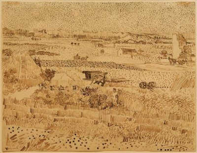 Żniwa w Prowansji autorstwa Vincent van Gogh