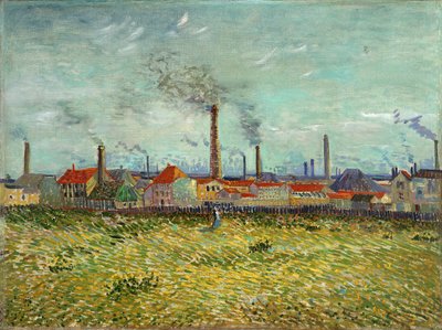 Fabryki w Clichy autorstwa Vincent van Gogh