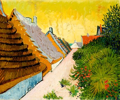 Gospodarstwa wiejskie w Saintes-Maries, czerwiec 1888 (olej na płótnie) autorstwa Vincent van Gogh