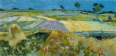 Pola w pobliżu Auvers autorstwa Vincent van Gogh