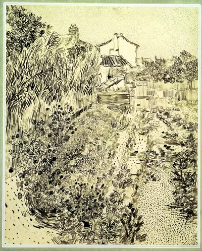 Ogród Kwiatów, 1888 autorstwa Vincent van Gogh