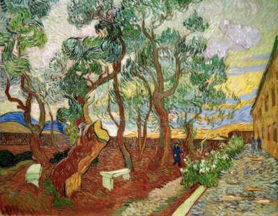 Ogród szpitala Saint-Paul autorstwa Vincent van Gogh