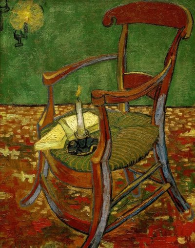 Krzesło Gauguina autorstwa Vincent van Gogh