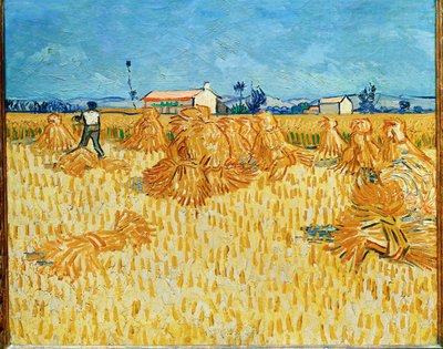 Żniwa w Prowansji, czerwiec 1888 (olej na płótnie) autorstwa Vincent van Gogh