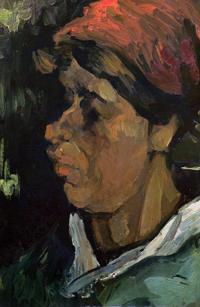 Głowa Chłopa Holenderskiego, 1884 autorstwa Vincent van Gogh