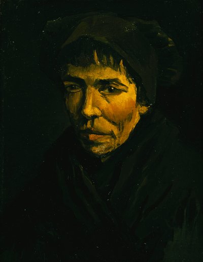 Głowa Chłopa; Głowa Chłopa, 1885 autorstwa Vincent van Gogh