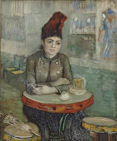 W kawiarni: Agostina Segatori w Le tambourin autorstwa Vincent van Gogh