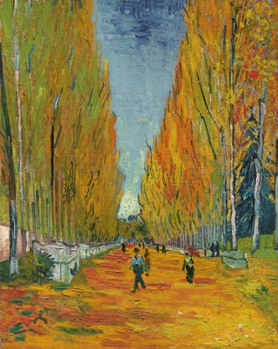„Aleja Alyscamps” Obraz Vincenta Van Gogha (1853-1890) autorstwa Vincent van Gogh