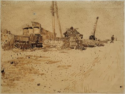 Magazyn kolejowy autorstwa Vincent van Gogh