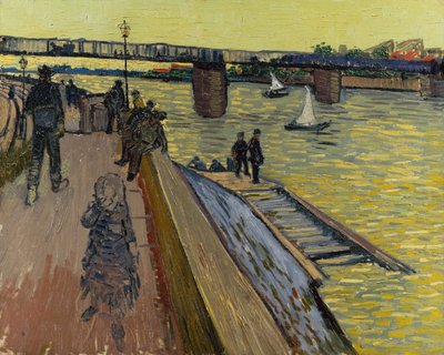 Le Bridge of Trinquetaille w Arles autorstwa Vincent van Gogh