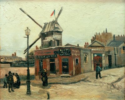 Moulin de la Galette autorstwa Vincent van Gogh