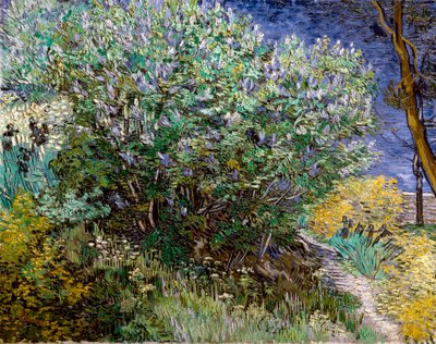 Krzew bzu. Vincent VAN GOGH (1853-1890) autorstwa Vincent van Gogh