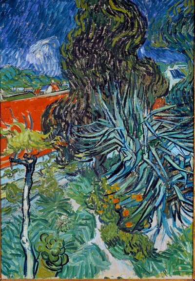 Ogród doktora Gacheta w Auvers sur Oise (Auvers-sur-Oise) Obraz Vincenta van Gogha (1853-1890) 1890 nd. 0,73x0,52 m Paryż, Muzeum Orsay autorstwa Vincent van Gogh