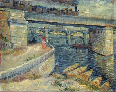 Mosty Asnières, 1887. autorstwa Vincent van Gogh