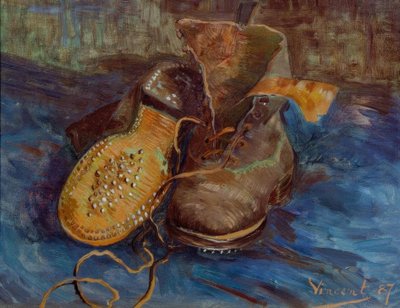 Buty autorstwa Vincent van Gogh