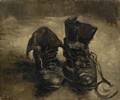 „Czarne buty” lub „Stare buty” Obraz Vincenta van Gogha (1853-1890). 1886. Muzeum Vincenta Van Gogha. Amsterdam. autorstwa Vincent van Gogh