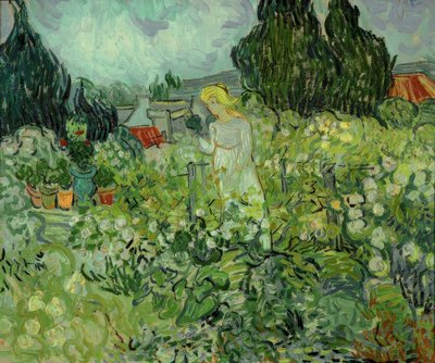 Marguerite Gachet w swoim ogrodzie autorstwa Vincent van Gogh