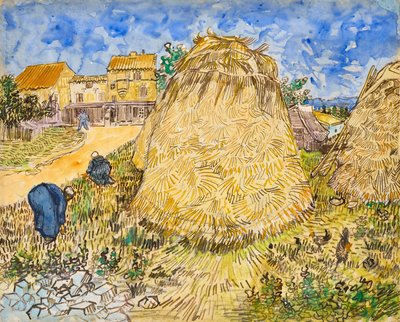 stosy pszenicy autorstwa Vincent van Gogh