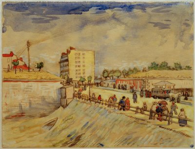 Paryż brama miejska autorstwa Vincent van Gogh