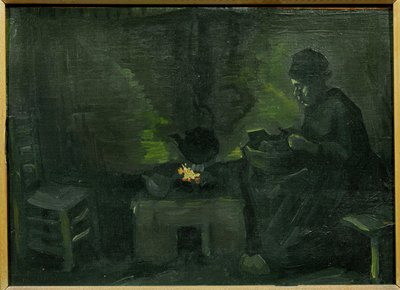 Chłop w pobliżu atru (obraz na płótnie) autorstwa Vincent van Gogh