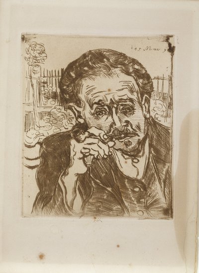 Portret doktora Gacheta autorstwa Vincent van Gogh