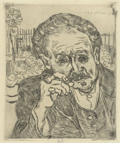 Portret dr Gacheta autorstwa Vincent van Gogh