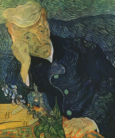 Portret dr Paula Gacheta, czerwiec 1890, 1947. autorstwa Vincent van Gogh