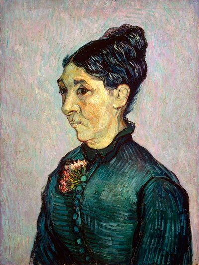 Portret Madame Jeanne Lafuye Trabuc, 1889. autorstwa Vincent van Gogh