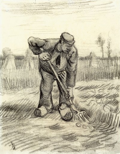 Zbieracz ziemniaków, 1885 autorstwa Vincent van Gogh