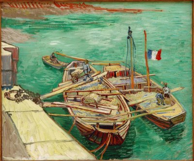 Rhonebarken autorstwa Vincent van Gogh