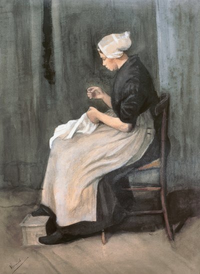 Scheveninger Naherin autorstwa Vincent van Gogh