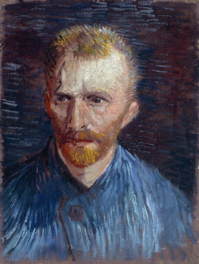 Autoportret autorstwa Gogha, Vincenta, van (1853-1890). Olej na płótnie, format : 44,5x33,6 autorstwa Vincent van Gogh