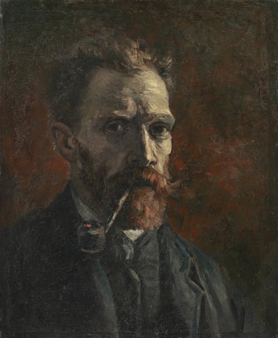Autoportret z fajką autorstwa Vincent van Gogh