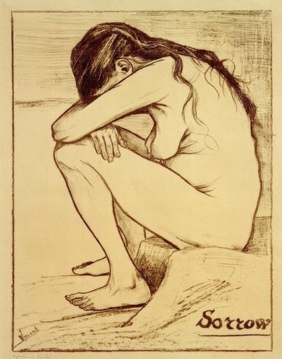 Smutek autorstwa Vincent van Gogh