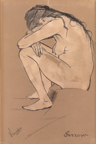 Smutek, 1882 autorstwa Vincent van Gogh