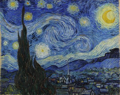 Gwieździsta noc autorstwa Vincent van Gogh