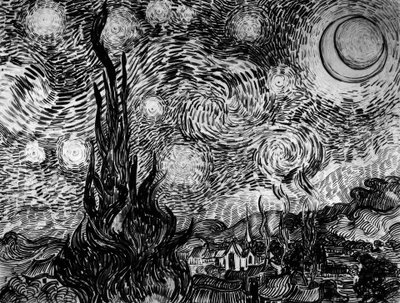 Gwieździsta noc autorstwa Vincent van Gogh