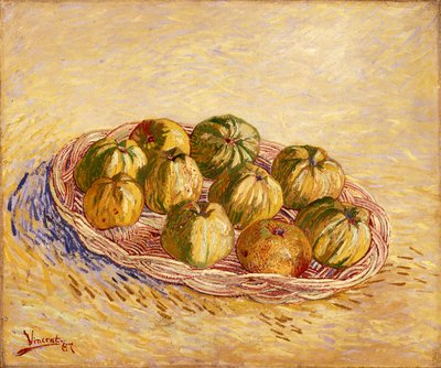 Martwa natura, kosz jabłek autorstwa Vincent van Gogh