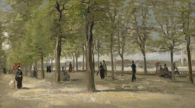Taras w Ogrodzie Luksemburskim autorstwa Vincent van Gogh