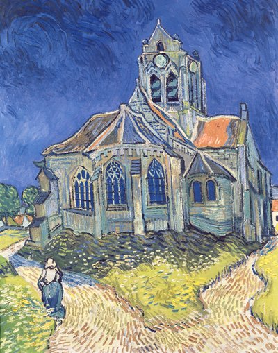 Kościół w Auvers-sur-Oise autorstwa Vincent van Gogh