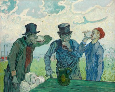 Pijący, 1890. autorstwa Vincent van Gogh