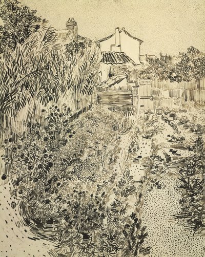 Ogród kwiatowy, 1888 autorstwa Vincent van Gogh